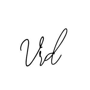 You should practise on your own different ways (Bearetta-2O07w) to write your name (Vrd) in signature. don't let someone else do it for you. Vrd signature style 12 images and pictures png