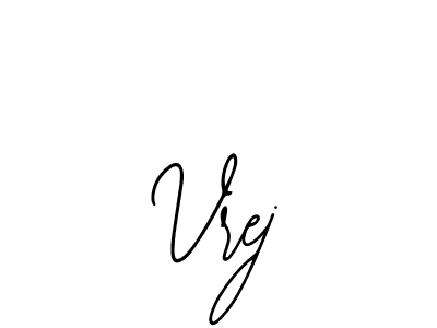 Design your own signature with our free online signature maker. With this signature software, you can create a handwritten (Bearetta-2O07w) signature for name Vrej. Vrej signature style 12 images and pictures png