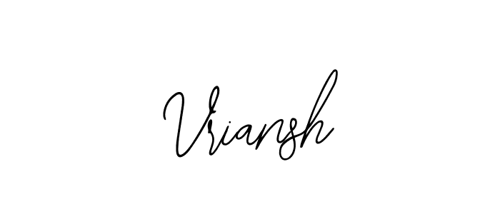 Vriansh stylish signature style. Best Handwritten Sign (Bearetta-2O07w) for my name. Handwritten Signature Collection Ideas for my name Vriansh. Vriansh signature style 12 images and pictures png