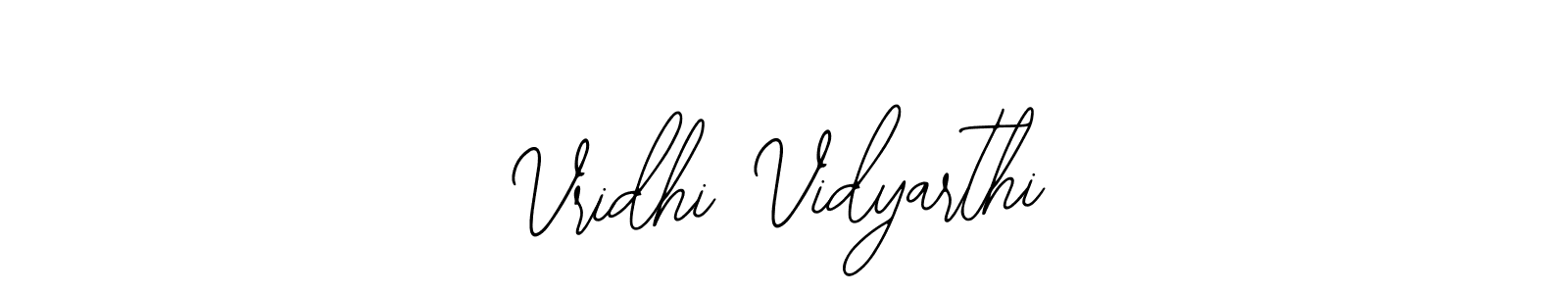 How to make Vridhi Vidyarthi signature? Bearetta-2O07w is a professional autograph style. Create handwritten signature for Vridhi Vidyarthi name. Vridhi Vidyarthi signature style 12 images and pictures png