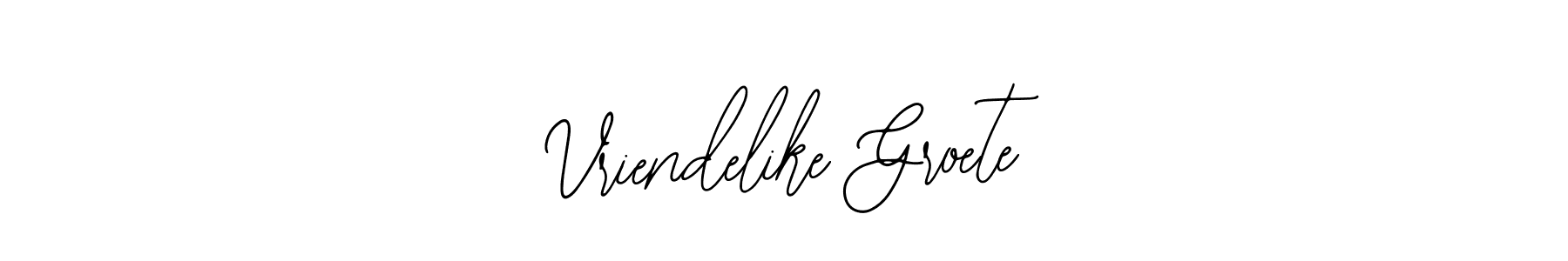Create a beautiful signature design for name Vriendelike Groete. With this signature (Bearetta-2O07w) fonts, you can make a handwritten signature for free. Vriendelike Groete signature style 12 images and pictures png