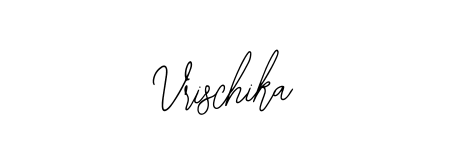 You should practise on your own different ways (Bearetta-2O07w) to write your name (Vrischika) in signature. don't let someone else do it for you. Vrischika signature style 12 images and pictures png