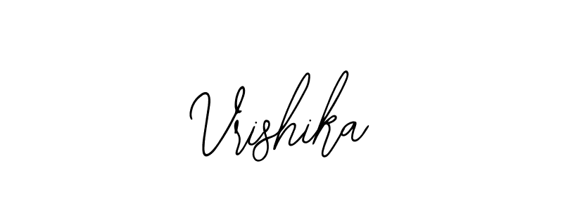Make a beautiful signature design for name Vrishika. With this signature (Bearetta-2O07w) style, you can create a handwritten signature for free. Vrishika signature style 12 images and pictures png