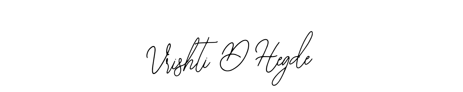The best way (Bearetta-2O07w) to make a short signature is to pick only two or three words in your name. The name Vrishti D Hegde include a total of six letters. For converting this name. Vrishti D Hegde signature style 12 images and pictures png