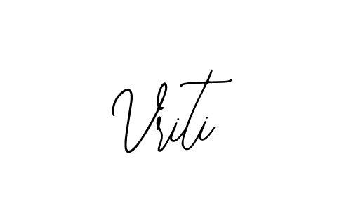 How to make Vriti name signature. Use Bearetta-2O07w style for creating short signs online. This is the latest handwritten sign. Vriti signature style 12 images and pictures png