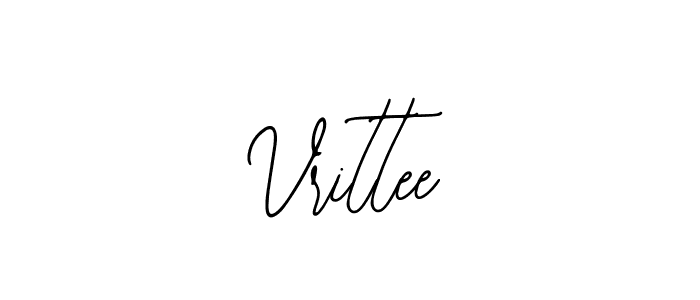 Design your own signature with our free online signature maker. With this signature software, you can create a handwritten (Bearetta-2O07w) signature for name Vrittee. Vrittee signature style 12 images and pictures png