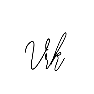 How to make Vrk signature? Bearetta-2O07w is a professional autograph style. Create handwritten signature for Vrk name. Vrk signature style 12 images and pictures png