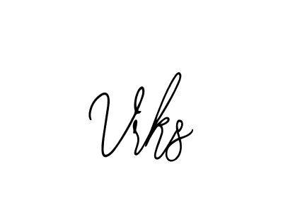 Create a beautiful signature design for name Vrks. With this signature (Bearetta-2O07w) fonts, you can make a handwritten signature for free. Vrks signature style 12 images and pictures png