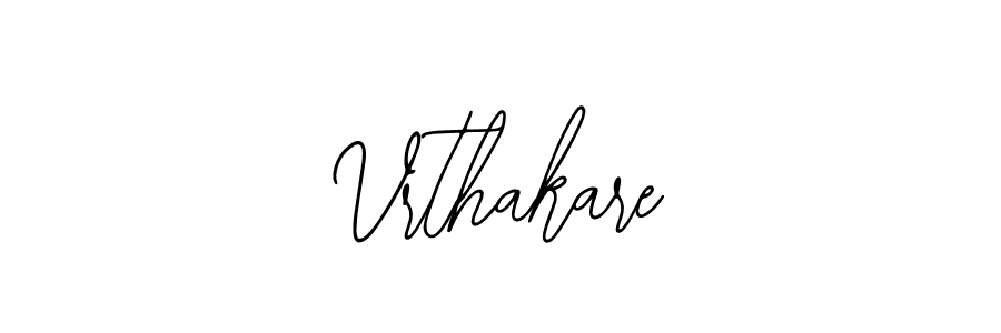How to Draw Vrthakare signature style? Bearetta-2O07w is a latest design signature styles for name Vrthakare. Vrthakare signature style 12 images and pictures png