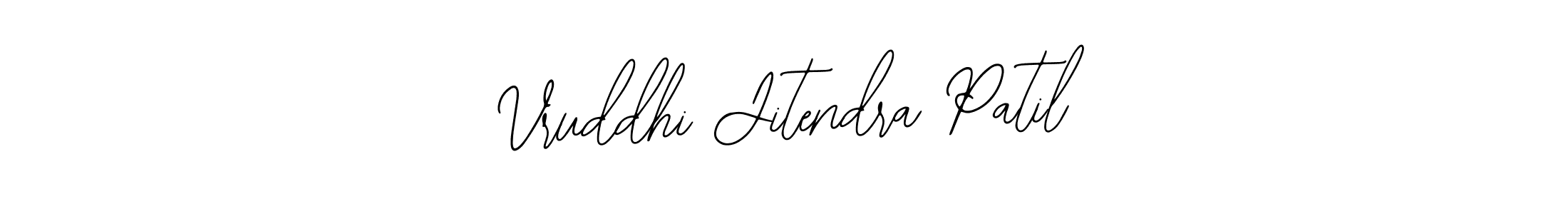 Vruddhi Jitendra Patil stylish signature style. Best Handwritten Sign (Bearetta-2O07w) for my name. Handwritten Signature Collection Ideas for my name Vruddhi Jitendra Patil. Vruddhi Jitendra Patil signature style 12 images and pictures png