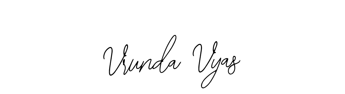 Once you've used our free online signature maker to create your best signature Bearetta-2O07w style, it's time to enjoy all of the benefits that Vrunda Vyas name signing documents. Vrunda Vyas signature style 12 images and pictures png