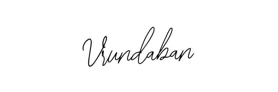 The best way (Bearetta-2O07w) to make a short signature is to pick only two or three words in your name. The name Vrundaban include a total of six letters. For converting this name. Vrundaban signature style 12 images and pictures png