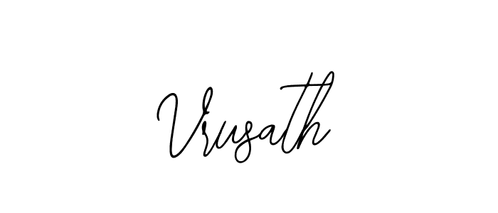 How to make Vrusath signature? Bearetta-2O07w is a professional autograph style. Create handwritten signature for Vrusath name. Vrusath signature style 12 images and pictures png