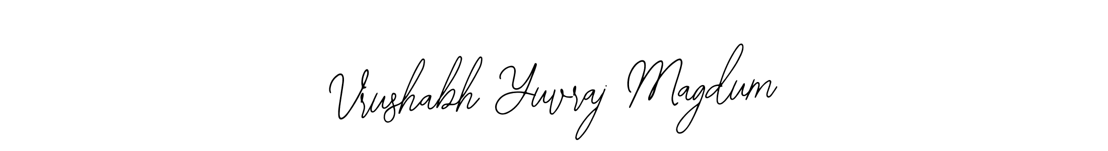 Make a beautiful signature design for name Vrushabh Yuvraj Magdum. With this signature (Bearetta-2O07w) style, you can create a handwritten signature for free. Vrushabh Yuvraj Magdum signature style 12 images and pictures png