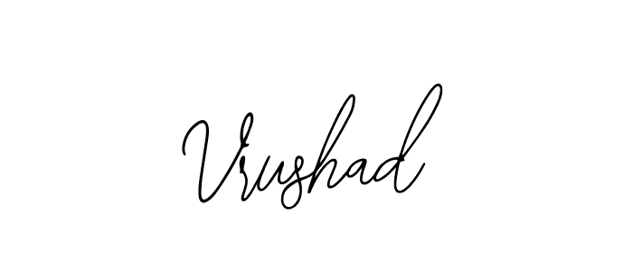 Vrushad stylish signature style. Best Handwritten Sign (Bearetta-2O07w) for my name. Handwritten Signature Collection Ideas for my name Vrushad. Vrushad signature style 12 images and pictures png