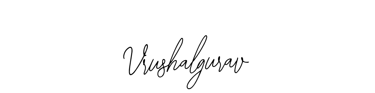 You should practise on your own different ways (Bearetta-2O07w) to write your name (Vrushalgurav) in signature. don't let someone else do it for you. Vrushalgurav signature style 12 images and pictures png
