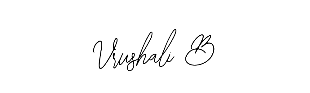 Vrushali B stylish signature style. Best Handwritten Sign (Bearetta-2O07w) for my name. Handwritten Signature Collection Ideas for my name Vrushali B. Vrushali B signature style 12 images and pictures png