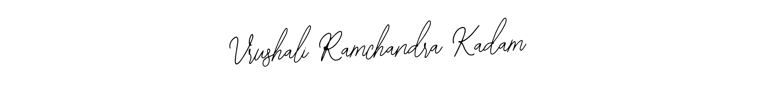 Create a beautiful signature design for name Vrushali Ramchandra Kadam. With this signature (Bearetta-2O07w) fonts, you can make a handwritten signature for free. Vrushali Ramchandra Kadam signature style 12 images and pictures png