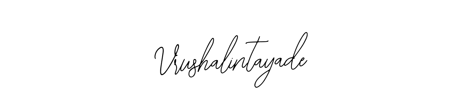 Design your own signature with our free online signature maker. With this signature software, you can create a handwritten (Bearetta-2O07w) signature for name Vrushalintayade. Vrushalintayade signature style 12 images and pictures png