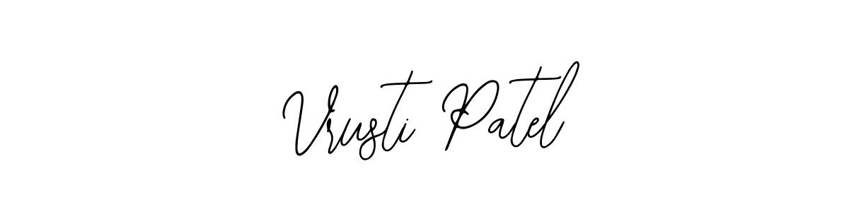 How to make Vrusti Patel signature? Bearetta-2O07w is a professional autograph style. Create handwritten signature for Vrusti Patel name. Vrusti Patel signature style 12 images and pictures png