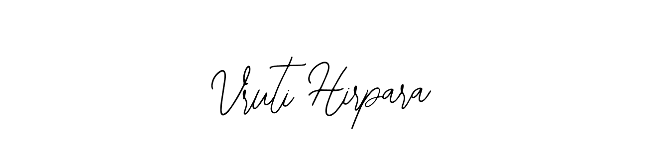 Also You can easily find your signature by using the search form. We will create Vruti Hirpara name handwritten signature images for you free of cost using Bearetta-2O07w sign style. Vruti Hirpara signature style 12 images and pictures png