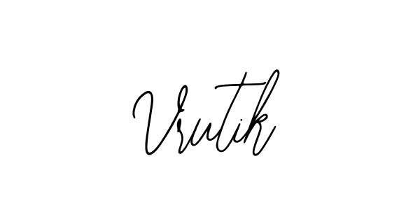 Vrutik stylish signature style. Best Handwritten Sign (Bearetta-2O07w) for my name. Handwritten Signature Collection Ideas for my name Vrutik. Vrutik signature style 12 images and pictures png