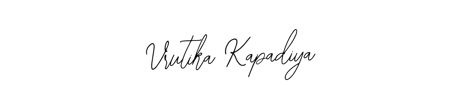 Make a beautiful signature design for name Vrutika Kapadiya. With this signature (Bearetta-2O07w) style, you can create a handwritten signature for free. Vrutika Kapadiya signature style 12 images and pictures png