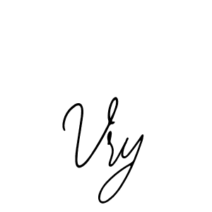 How to make Vry signature? Bearetta-2O07w is a professional autograph style. Create handwritten signature for Vry name. Vry signature style 12 images and pictures png