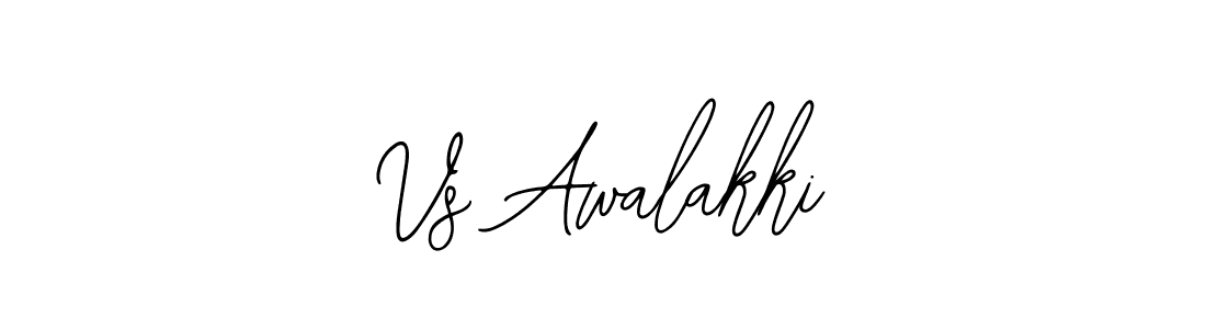 You should practise on your own different ways (Bearetta-2O07w) to write your name (Vs Awalakki) in signature. don't let someone else do it for you. Vs Awalakki signature style 12 images and pictures png
