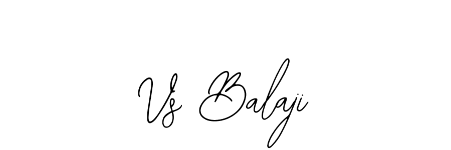 Also You can easily find your signature by using the search form. We will create Vs Balaji name handwritten signature images for you free of cost using Bearetta-2O07w sign style. Vs Balaji signature style 12 images and pictures png