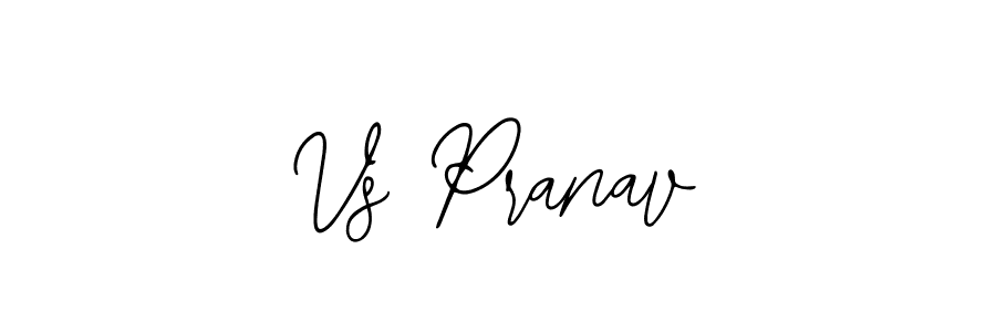 Make a beautiful signature design for name Vs Pranav. With this signature (Bearetta-2O07w) style, you can create a handwritten signature for free. Vs Pranav signature style 12 images and pictures png