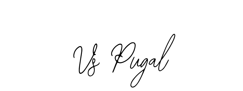 Create a beautiful signature design for name Vs Pugal. With this signature (Bearetta-2O07w) fonts, you can make a handwritten signature for free. Vs Pugal signature style 12 images and pictures png