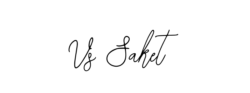 Create a beautiful signature design for name Vs Saket. With this signature (Bearetta-2O07w) fonts, you can make a handwritten signature for free. Vs Saket signature style 12 images and pictures png
