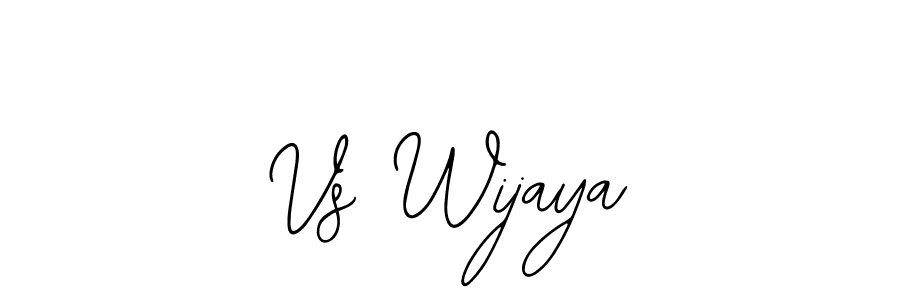 Vs Wijaya stylish signature style. Best Handwritten Sign (Bearetta-2O07w) for my name. Handwritten Signature Collection Ideas for my name Vs Wijaya. Vs Wijaya signature style 12 images and pictures png