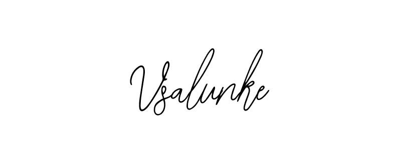 The best way (Bearetta-2O07w) to make a short signature is to pick only two or three words in your name. The name Vsalunke include a total of six letters. For converting this name. Vsalunke signature style 12 images and pictures png
