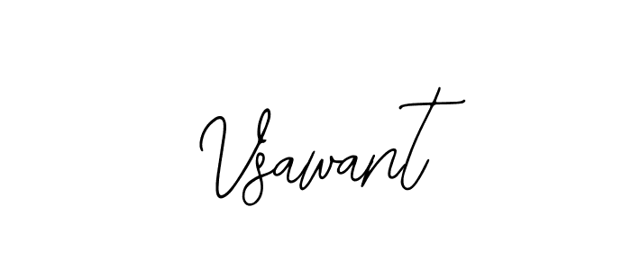 Make a beautiful signature design for name Vsawant. Use this online signature maker to create a handwritten signature for free. Vsawant signature style 12 images and pictures png