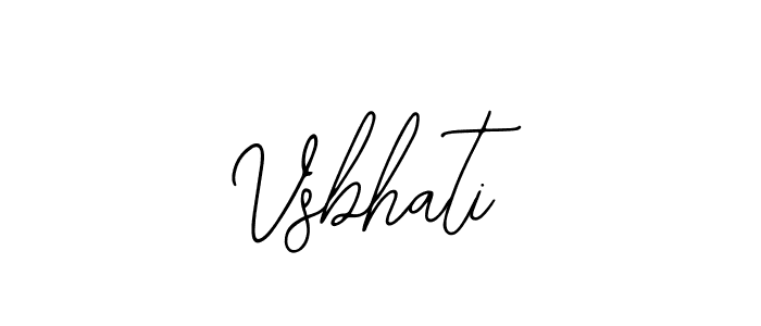 Make a beautiful signature design for name Vsbhati. Use this online signature maker to create a handwritten signature for free. Vsbhati signature style 12 images and pictures png