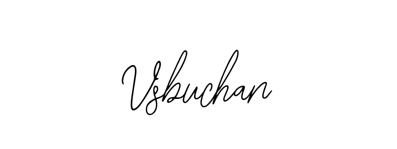Vsbuchan stylish signature style. Best Handwritten Sign (Bearetta-2O07w) for my name. Handwritten Signature Collection Ideas for my name Vsbuchan. Vsbuchan signature style 12 images and pictures png