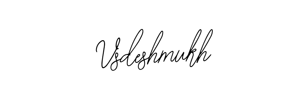 Similarly Bearetta-2O07w is the best handwritten signature design. Signature creator online .You can use it as an online autograph creator for name Vsdeshmukh. Vsdeshmukh signature style 12 images and pictures png