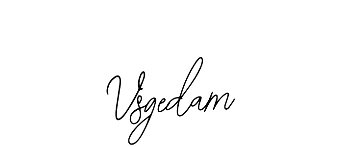 Use a signature maker to create a handwritten signature online. With this signature software, you can design (Bearetta-2O07w) your own signature for name Vsgedam. Vsgedam signature style 12 images and pictures png
