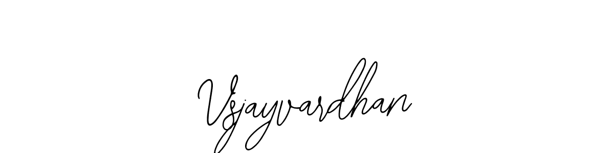 How to make Vsjayvardhan signature? Bearetta-2O07w is a professional autograph style. Create handwritten signature for Vsjayvardhan name. Vsjayvardhan signature style 12 images and pictures png