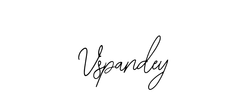 Make a beautiful signature design for name Vspandey. Use this online signature maker to create a handwritten signature for free. Vspandey signature style 12 images and pictures png