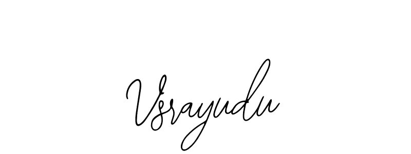 Vsrayudu stylish signature style. Best Handwritten Sign (Bearetta-2O07w) for my name. Handwritten Signature Collection Ideas for my name Vsrayudu. Vsrayudu signature style 12 images and pictures png