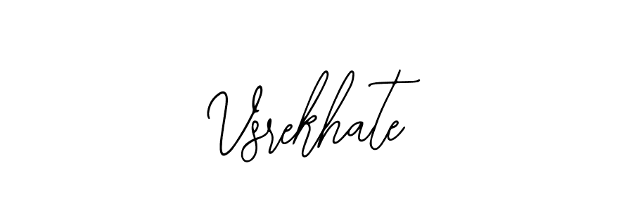 Also we have Vsrekhate name is the best signature style. Create professional handwritten signature collection using Bearetta-2O07w autograph style. Vsrekhate signature style 12 images and pictures png