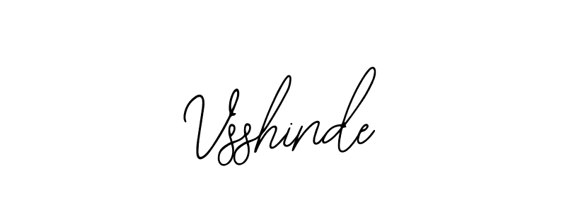 Create a beautiful signature design for name Vsshinde. With this signature (Bearetta-2O07w) fonts, you can make a handwritten signature for free. Vsshinde signature style 12 images and pictures png