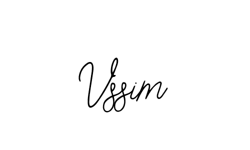 Design your own signature with our free online signature maker. With this signature software, you can create a handwritten (Bearetta-2O07w) signature for name Vssim. Vssim signature style 12 images and pictures png