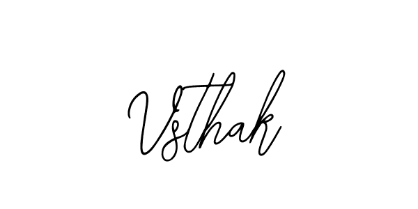 The best way (Bearetta-2O07w) to make a short signature is to pick only two or three words in your name. The name Vsthak include a total of six letters. For converting this name. Vsthak signature style 12 images and pictures png