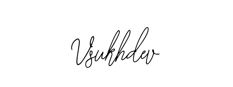 Similarly Bearetta-2O07w is the best handwritten signature design. Signature creator online .You can use it as an online autograph creator for name Vsukhdev. Vsukhdev signature style 12 images and pictures png