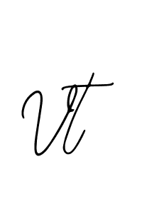 Make a beautiful signature design for name Vt. With this signature (Bearetta-2O07w) style, you can create a handwritten signature for free. Vt signature style 12 images and pictures png