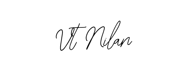 Use a signature maker to create a handwritten signature online. With this signature software, you can design (Bearetta-2O07w) your own signature for name Vt Nilan. Vt Nilan signature style 12 images and pictures png